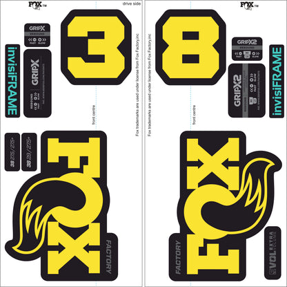 Fox 38 Factory 2026 Decals