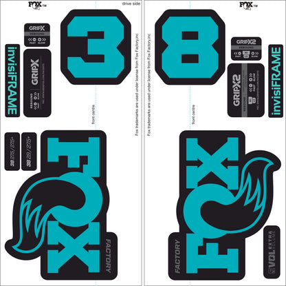 Fox 38 Factory 2026 Decals