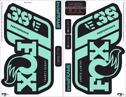 Fox 38 Performance E Bike 2021 Decals