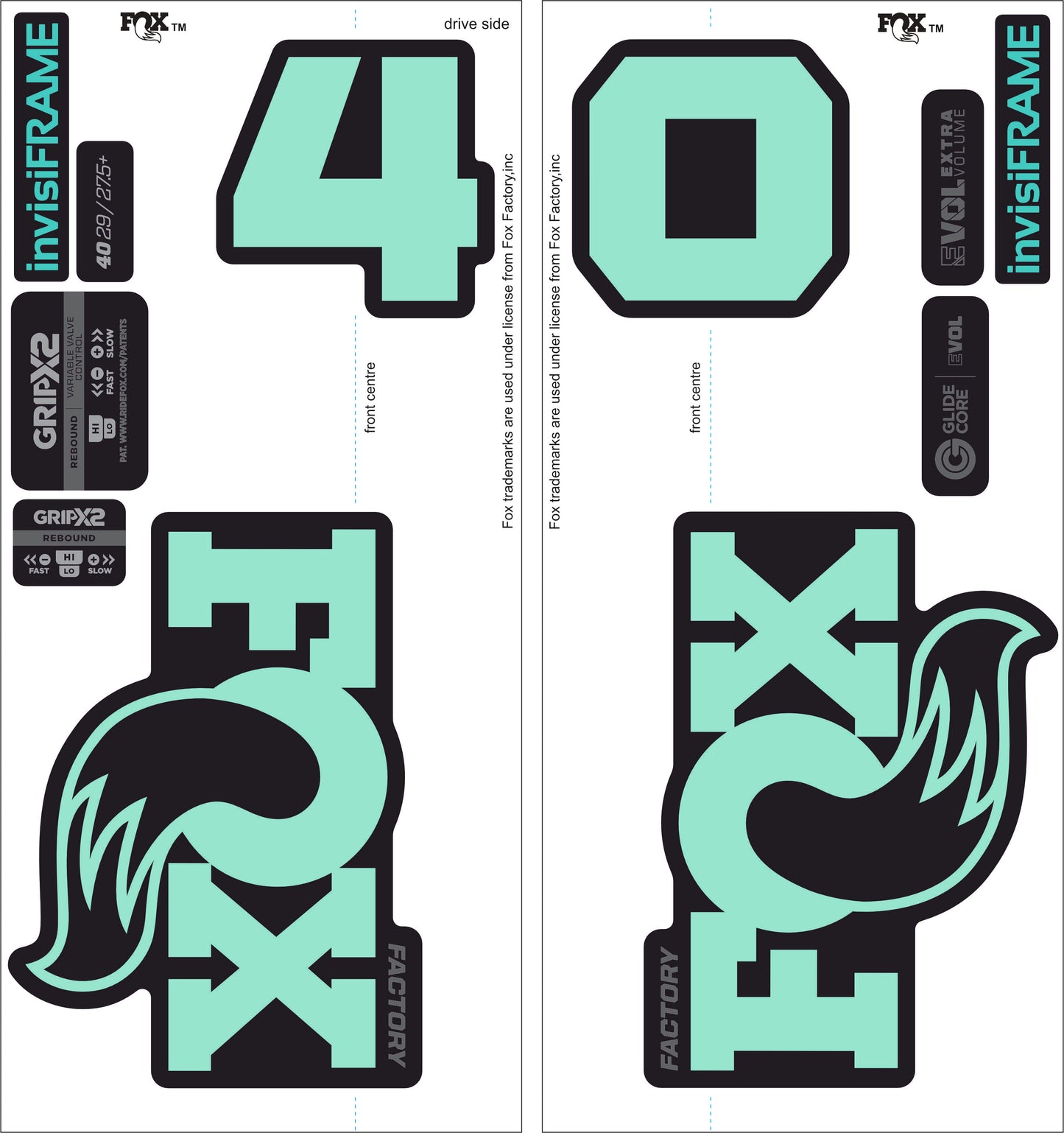 Fox 40 Factory 2027 Decals