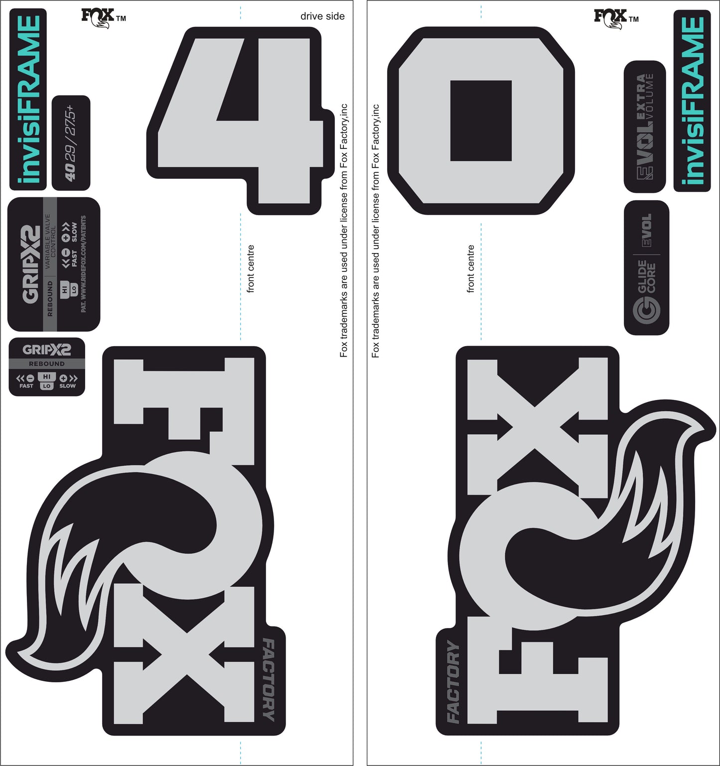 Fox 40 Factory 2027 Decals