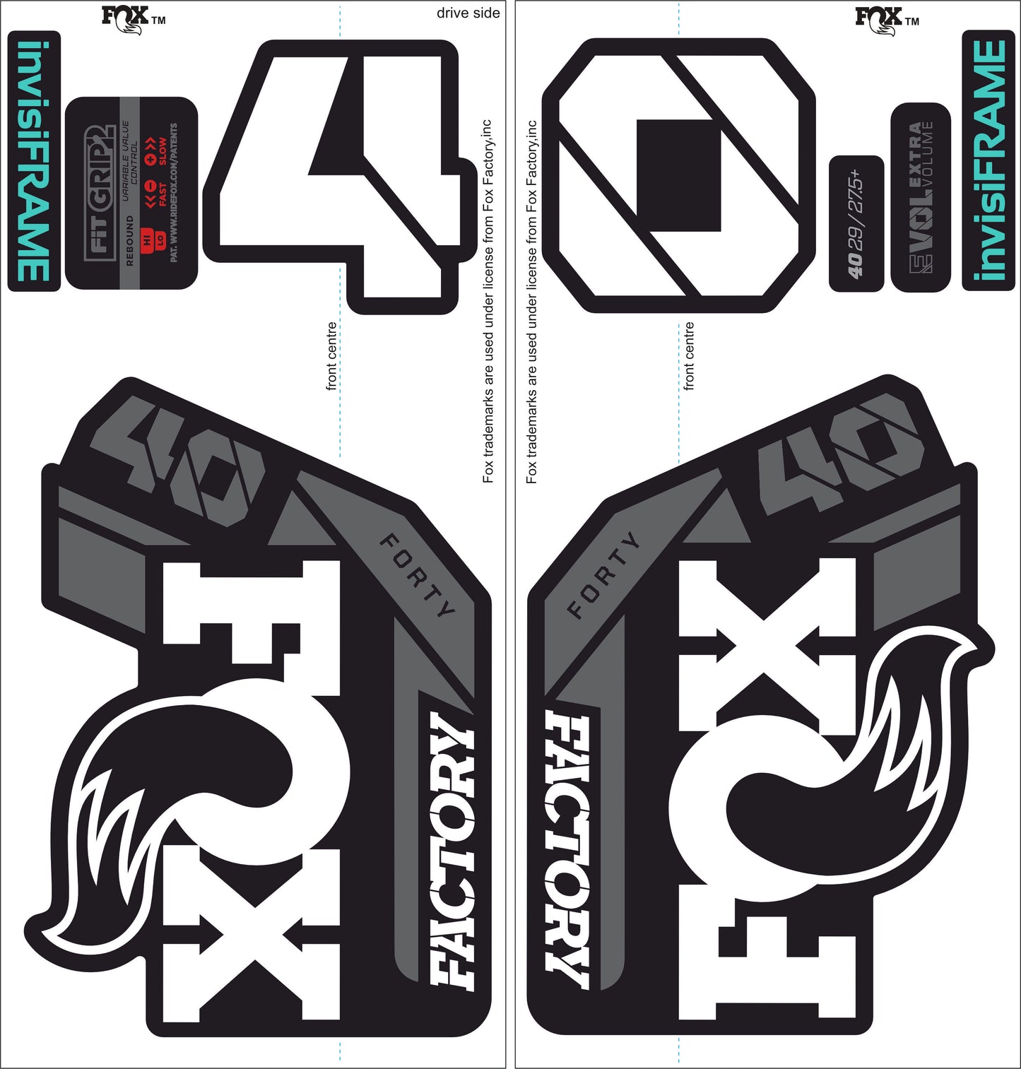 Fox 40 Factory 2021 Decals