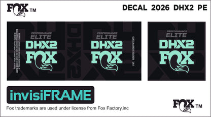 Fox DHX2 Performance 2026 Elite Decals