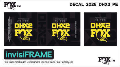 Fox DHX2 Performance 2026 Elite Decals