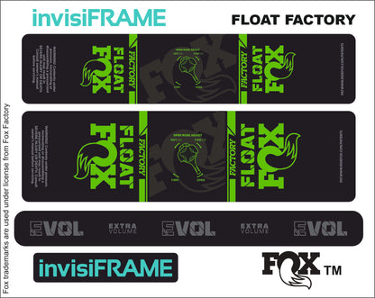 Fox Float Factory 2023 Decals