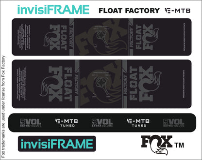 Fox Float Factory E MTB TUNED 2024 Decals