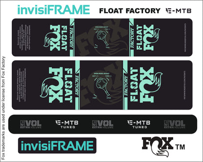 Fox Float Factory E MTB TUNED 2024 Decals