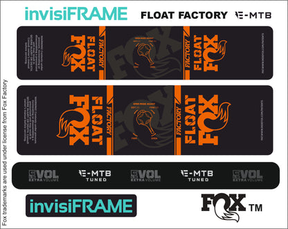 Fox Float Factory E MTB TUNED 2024 Decals