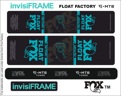 Fox Float Factory E MTB TUNED 2024 Decals