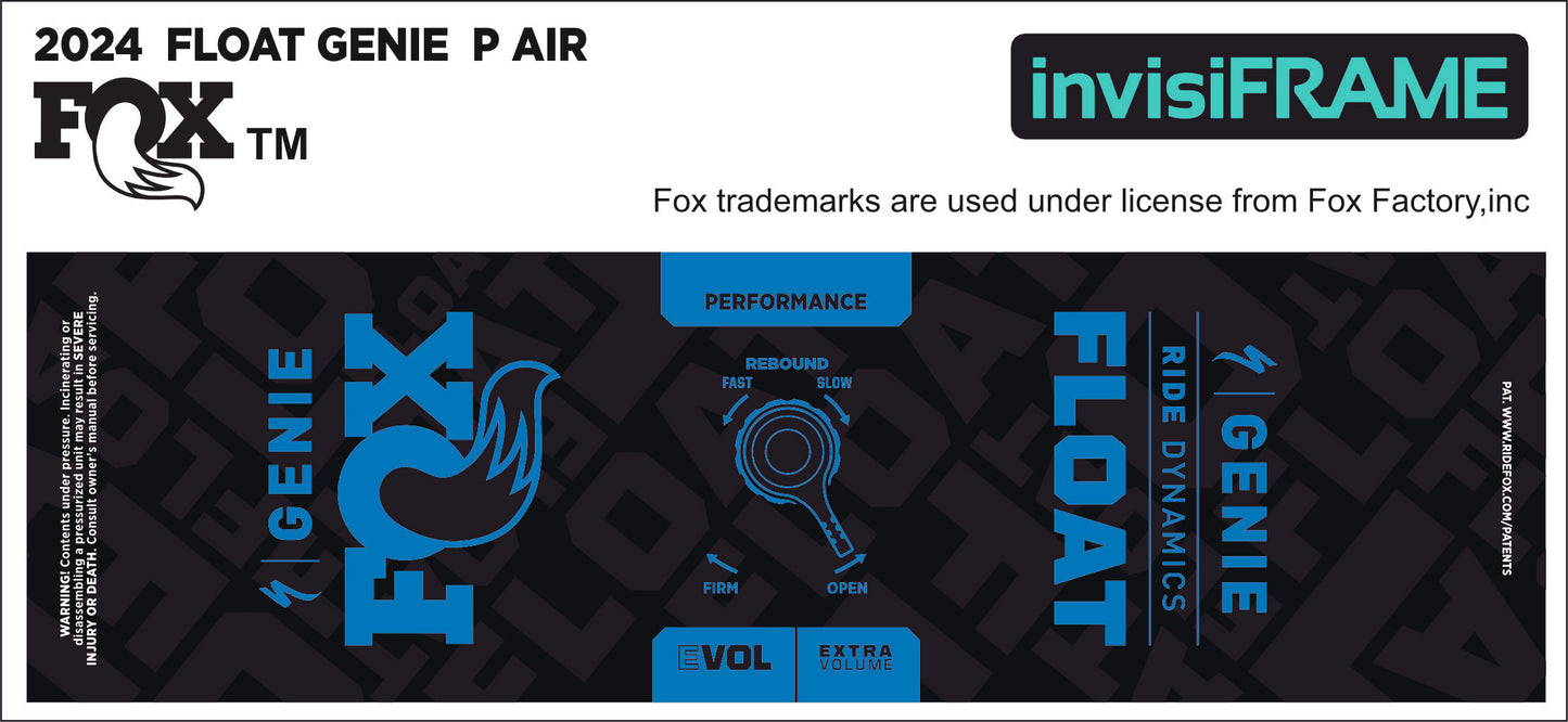 Fox Float Genie Performance 2024 Decals