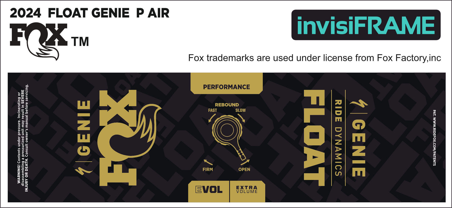 Fox Float Genie Performance 2024 Decals