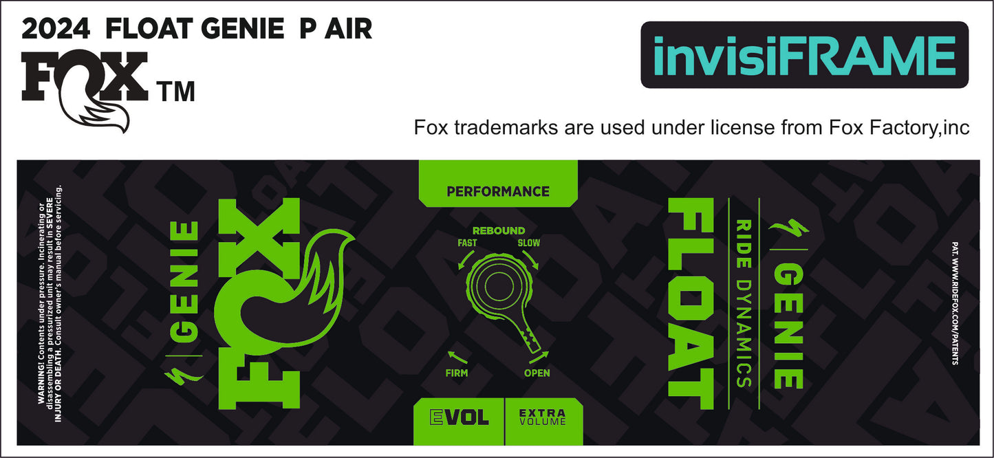 Fox Float Genie Performance 2024 Decals
