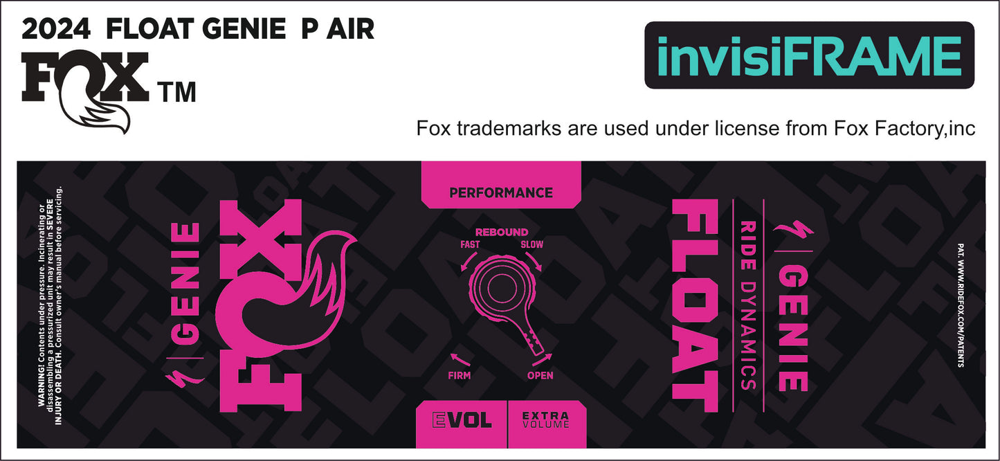 Fox Float Genie Performance 2024 Decals