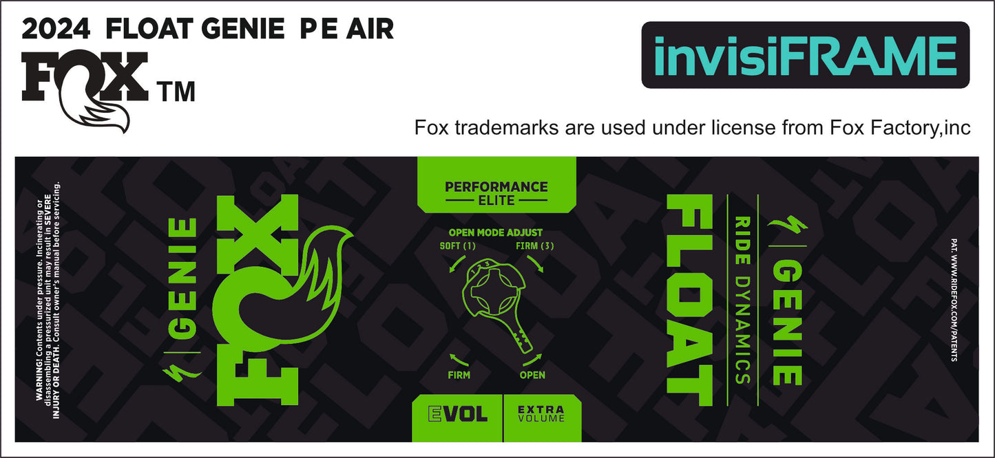 Fox Float Genie Performance Elite 2024 Decals