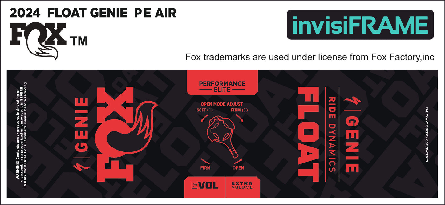 Fox Float Genie Performance Elite 2024 Decals
