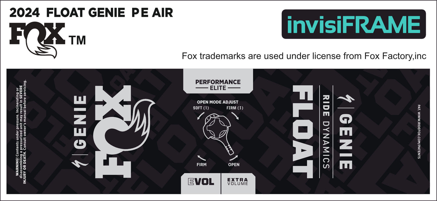 Fox Float Genie Performance Elite 2024 Decals