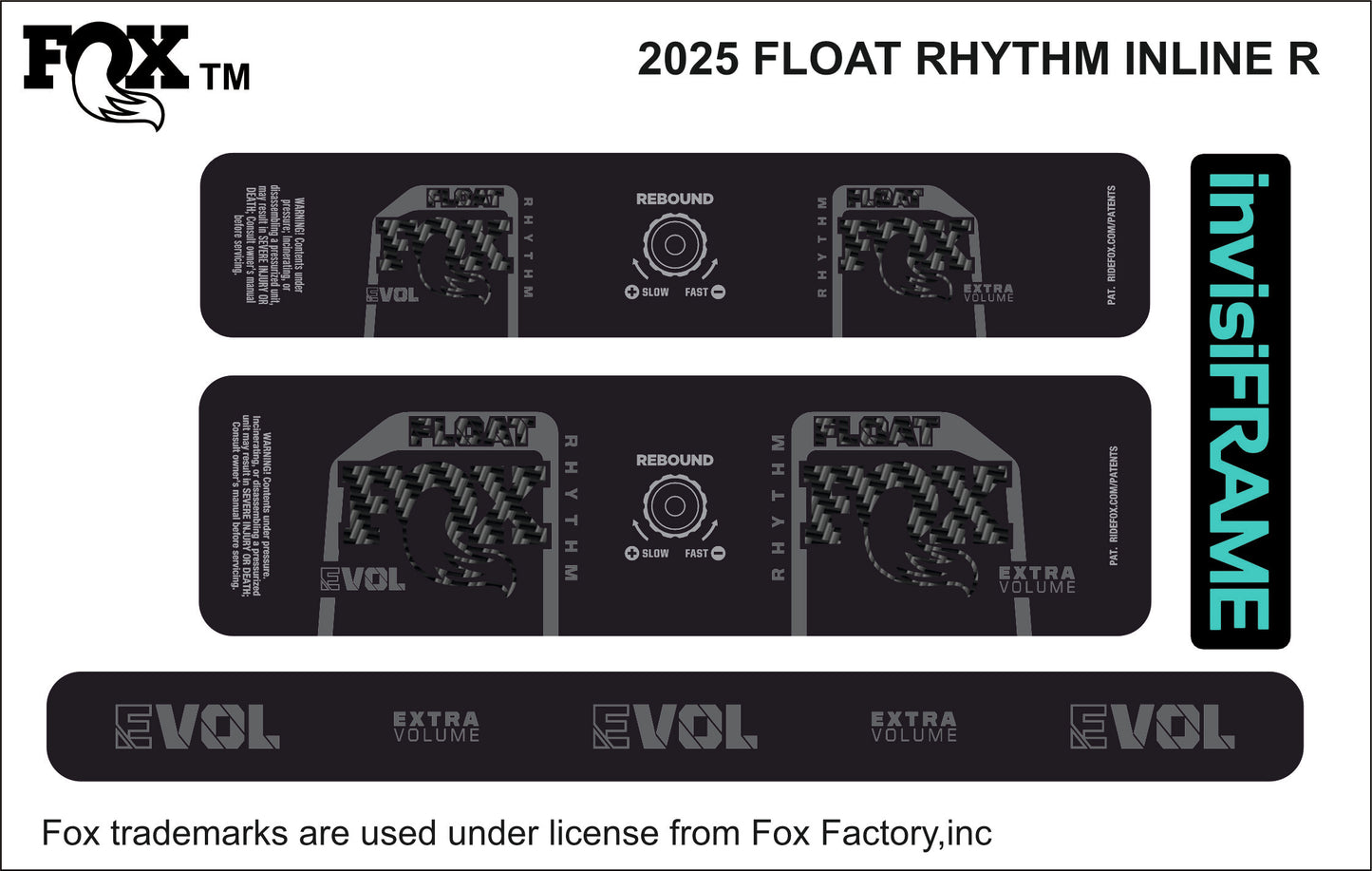 Fox Float Rhythm inline R 2025 decal
