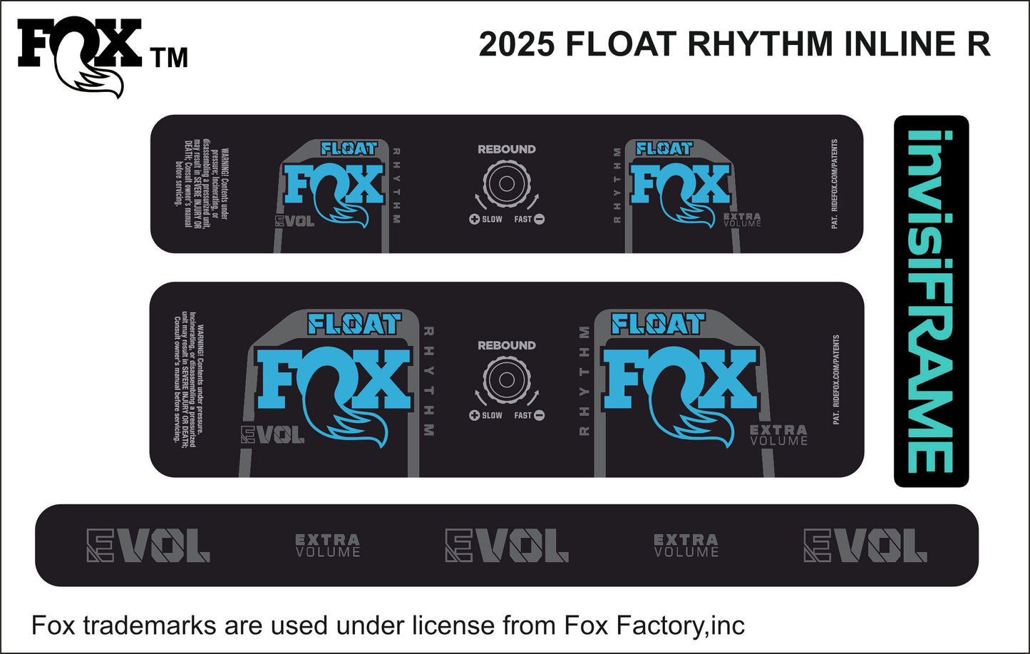 Fox Float Rhythm inline R 2025 decal