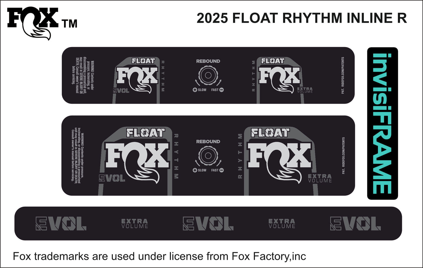 Fox Float Rhythm inline R 2025 decal