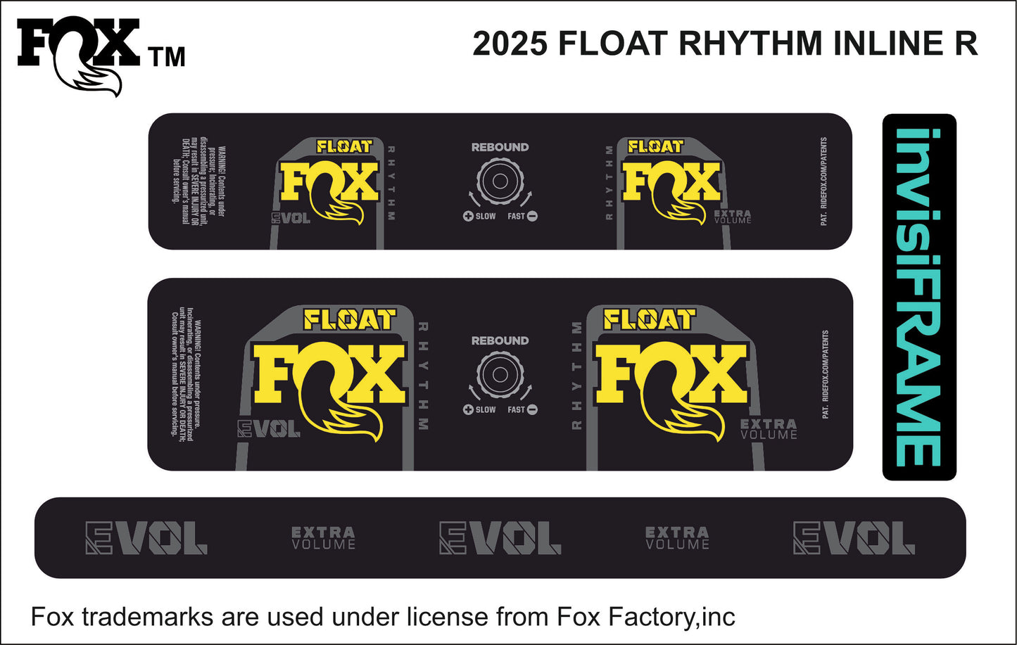Fox Float Rhythm inline R 2025 decal