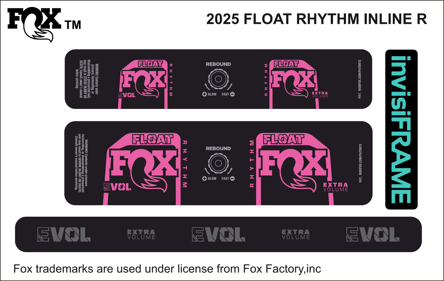 Fox Float Rhythm inline R 2025 decal