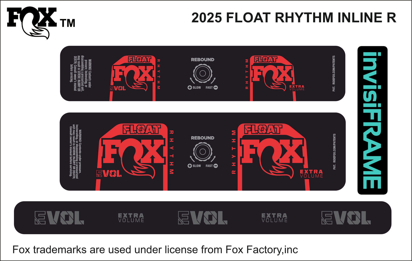 Fox Float Rhythm inline R 2025 decal