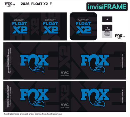 Fox Float X2 Factory 2026 Decals