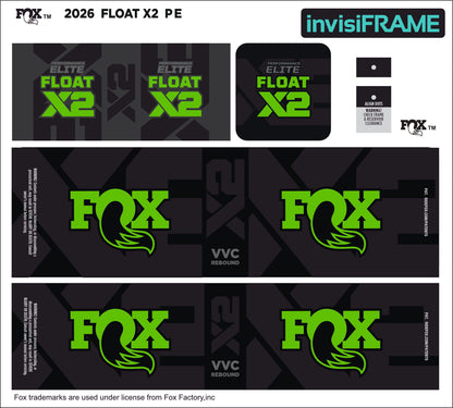 Fox Float X2 Performance Elite 2026 Decals