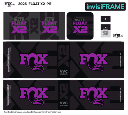 Fox Float X2 Performance Elite 2026 Decals