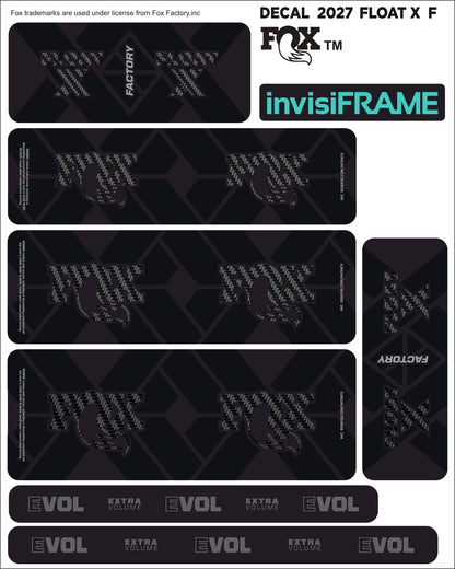 Fox Float X Factory 2027 Decals