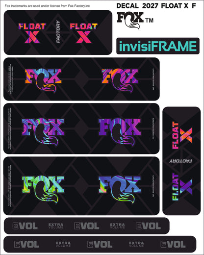 Fox Float X Factory 2027 Decals