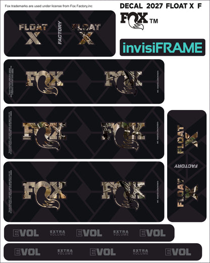 Fox Float X Factory 2027 Decals