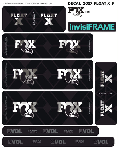Fox Float X Factory 2027 Decals