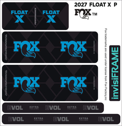 Fox Float X Performance 2027 Decals