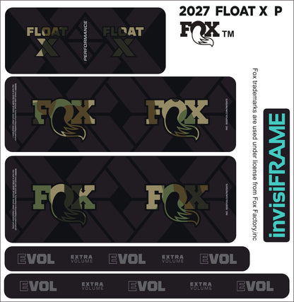 Fox Float X Performance 2027 Decals