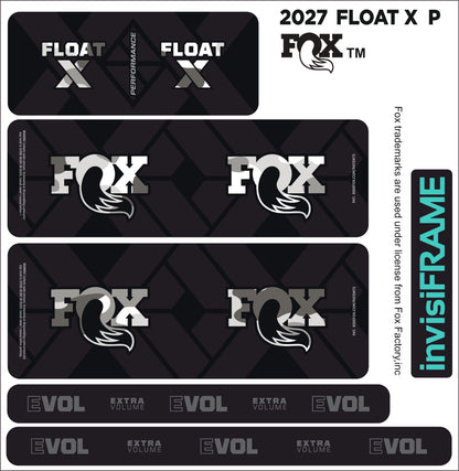 Fox Float X Performance 2027 Decals