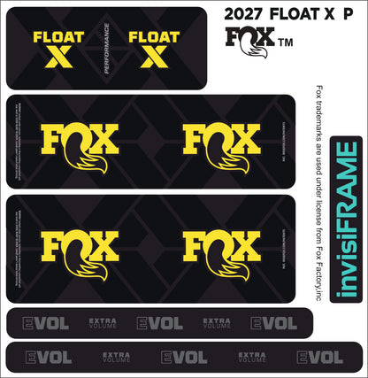 Fox Float X Performance 2027 Decals