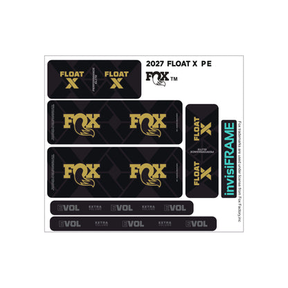 Fox Float X Performance Elite 2027 Decals