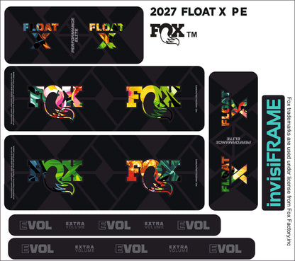 Fox Float X Performance Elite 2027 Decals