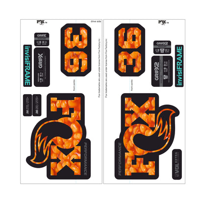 Fox 36 Performance 2026 Decals