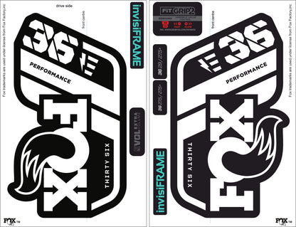 Fox 36 performance 2021 E Bike Decals