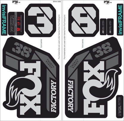 Fox 38 Factory 2021 Decals