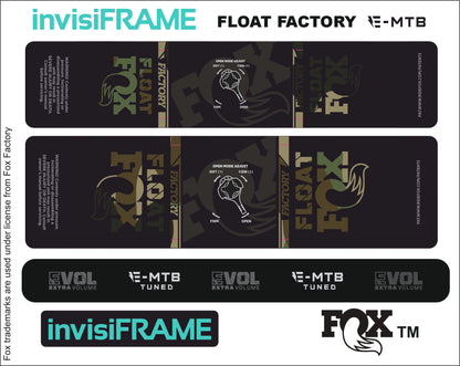 Fox Float Factory E MTB TUNED 2024 Decals
