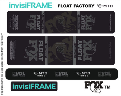 Fox Float Factory E MTB TUNED 2024 Decals