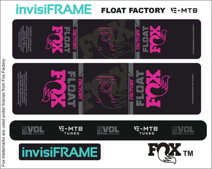 Fox Float Factory E MTB TUNED 2024 Decals