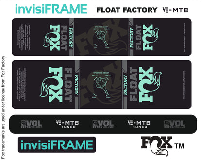 Fox Float Factory E MTB TUNED 2024 Decals