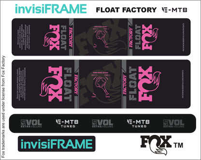 Fox Float Factory E MTB TUNED 2024 Decals