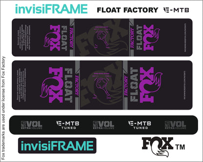 Fox Float Factory E MTB TUNED 2024 Decals