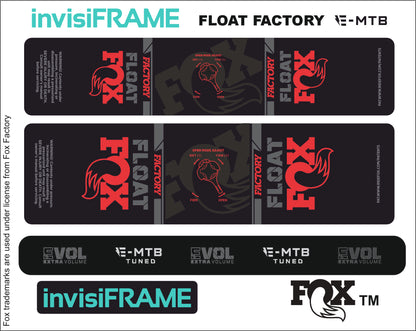 Fox Float Factory E MTB TUNED 2024 Decals