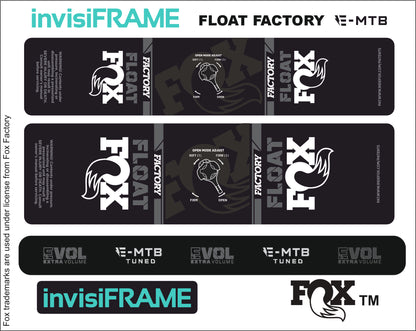 Fox Float Factory E MTB TUNED 2024 Decals